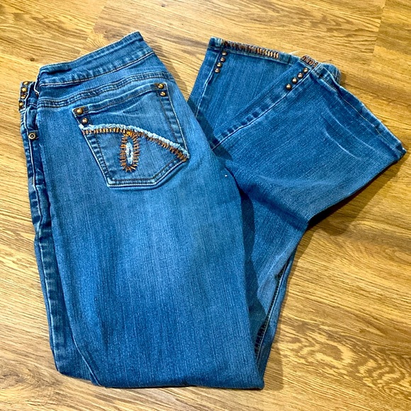 30x35 Cowgirl Tuff Copper Gypsy riding jeans - Picture 2 of 4